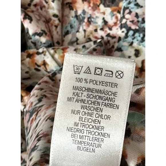 Lucy & Laurel Floral Spaghetti Strap Maxi Dress - Size M - Picture 6 of 9